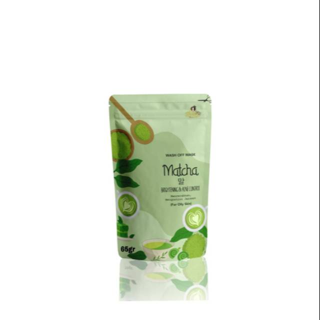Organic matcha mask