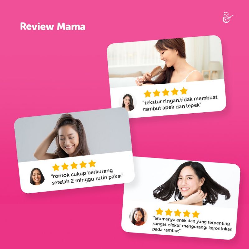 Mama's Choice Strengthening Hair Serum | Serum Rambut Anti Rontok