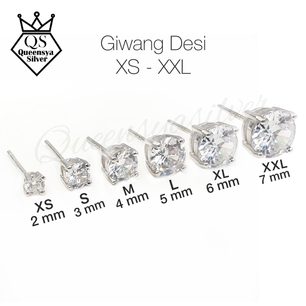 ANTING PERAK ASLI SILVER 925 || LAPIS EMAS PUTIH || ANTING GIWANG TUSUK DESI || BEST QUALITY &amp; BEST SELLER || ANTI KARAT SELAMANYA