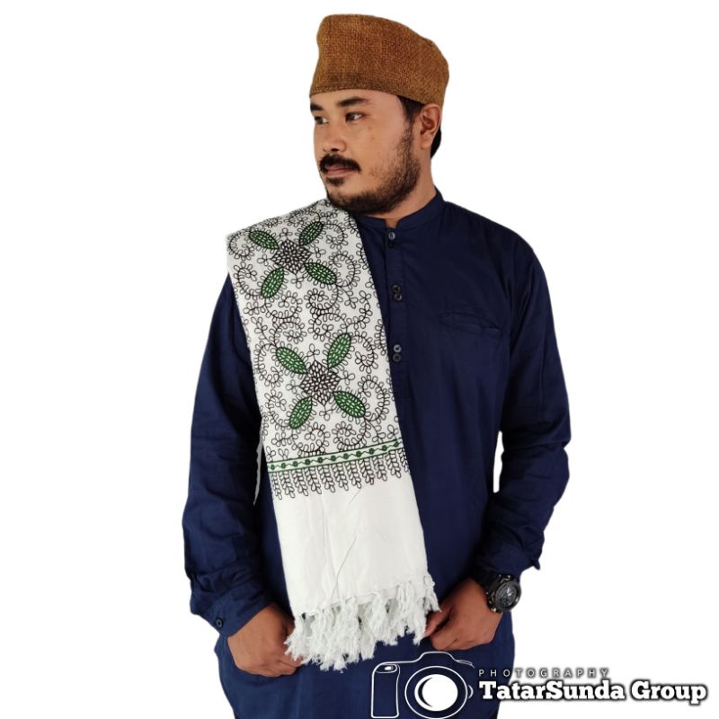 Baru Sorban Rida Ar-rida Serban Habaib Habib motif Kasmiri batik Kashmiri Imammah Surban Batik Habib Umar Habib Bahar Printing