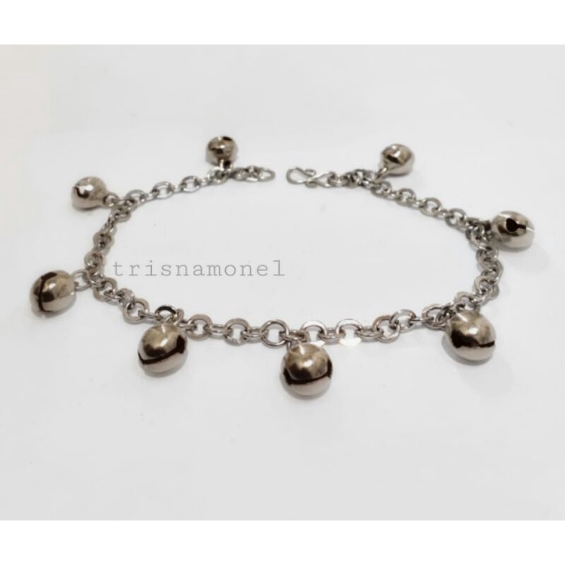 GELANG KAKI ANAK DAN DEWASA BAHAN MONEL ORIGINAL