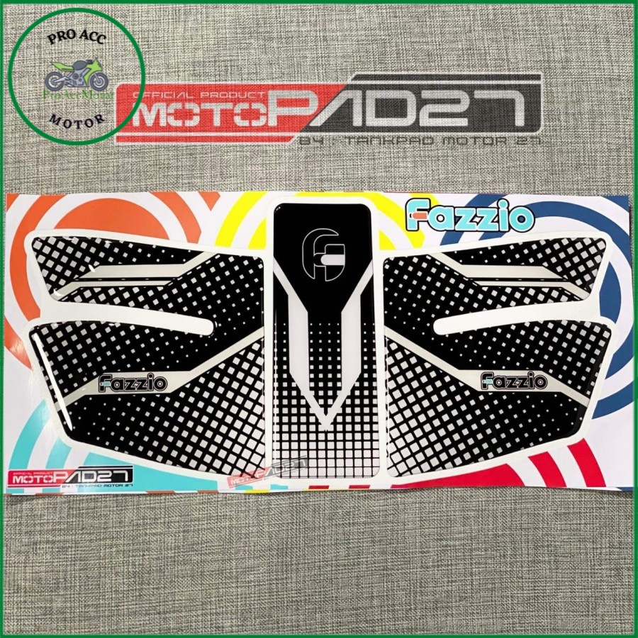 Promo.. Stiker Fazzio stiker sticker tankpad yamaha FAZZIO 125 MOTOPAD 27 resin anti luntur