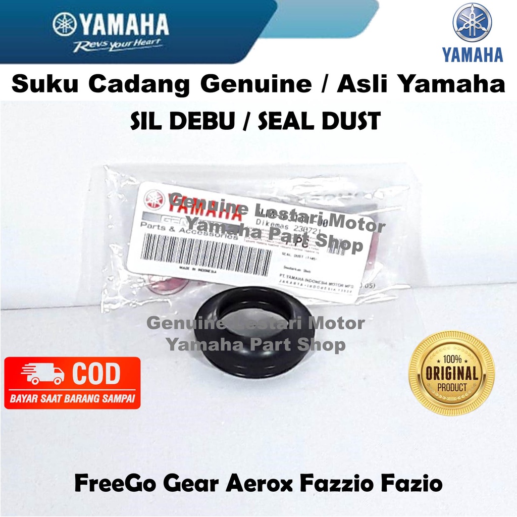 Sil Seal Dust Debu Sok Depan FreeGo Gear Aerox Fazzio Fazio Asli Yamaha Surabaya