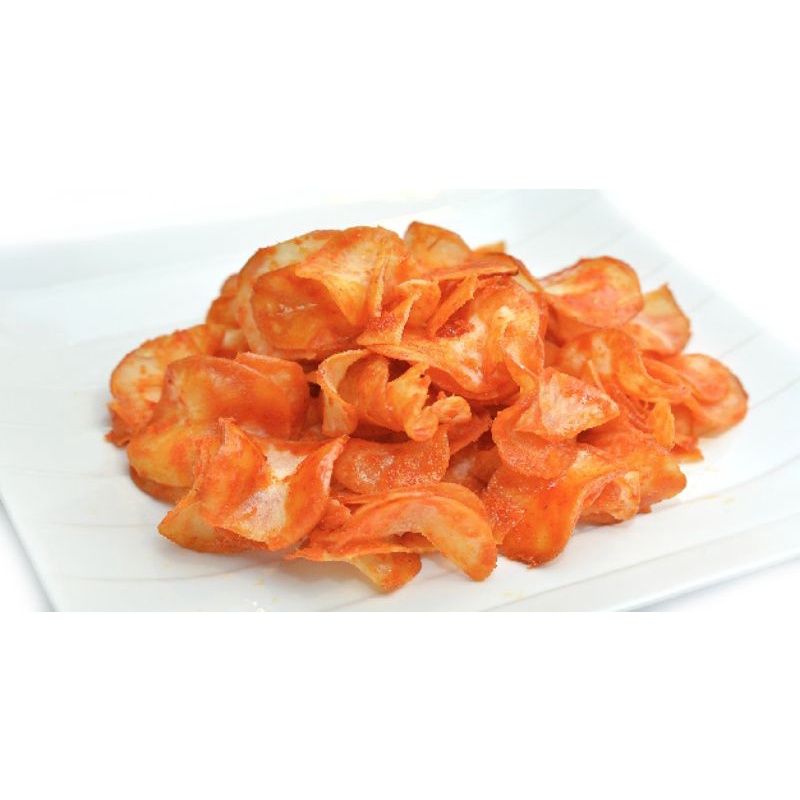 

Keripik Singkong Pedas Premium - Faywin Snack Medan