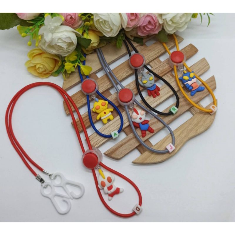 Strap Masker Kekinian Gantung Ultraman Series Strap Masker Imut Strapmasker 2in1 Clay Strap Masker K