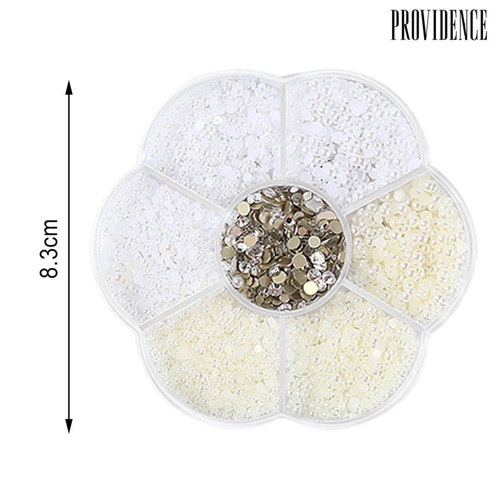 Providence 1Box Manicure Decoration Universal Wide Application Resin Nail Art Accessories Pearl Sequins for Photography