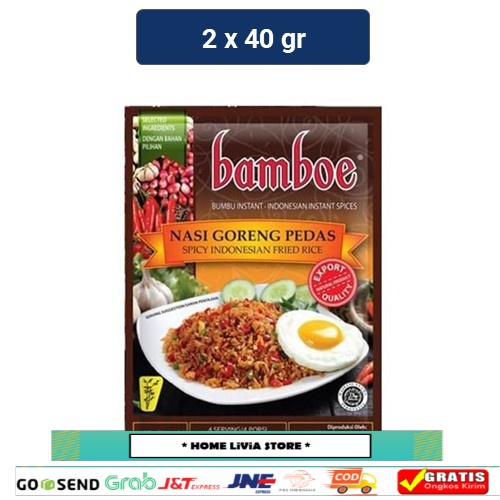 

Bamboe Bumbu Nasi Goreng Pedas 2 x 40 gr