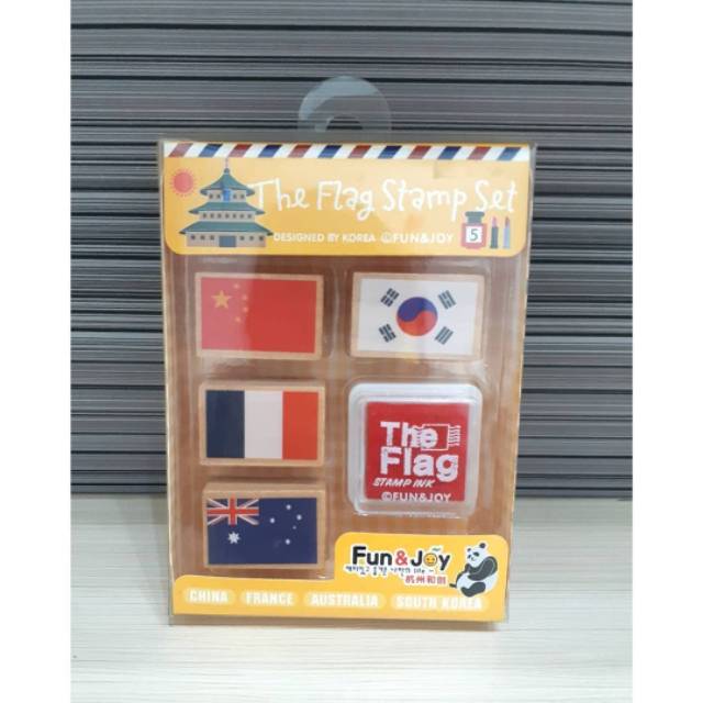 

Stempel Mainan Bendera / The Flag Stamp Set