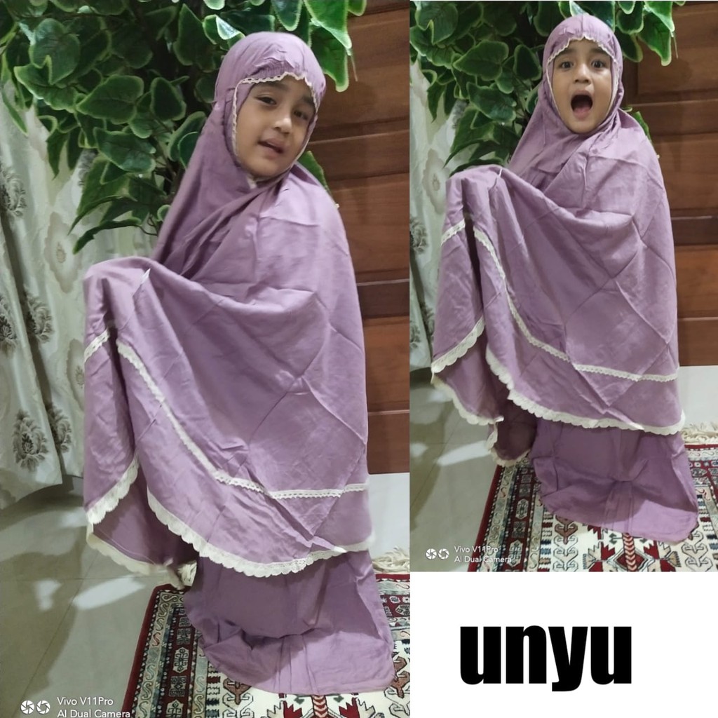 Mukena Anak Rayon Umur 6-9 Tahun Harga Grosir