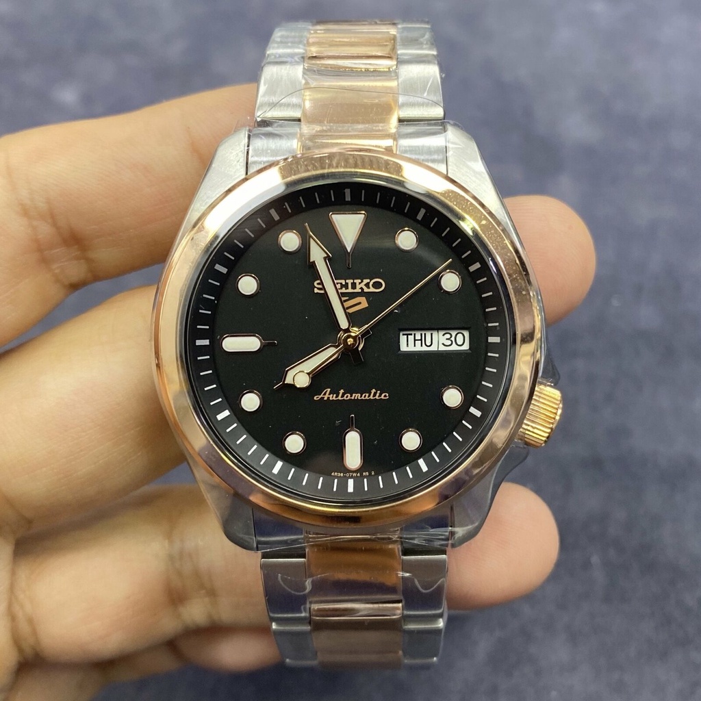 Seiko 5 Sports SRPE58K1 Automatic Rose Gold - Jam Tangan Pria SRPE58