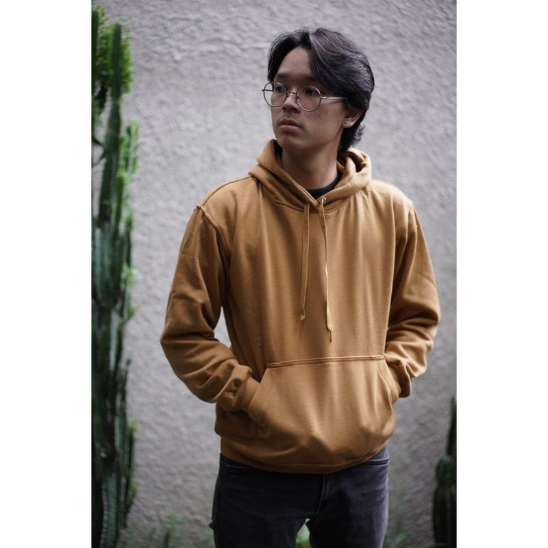 Sweater_id Hoodie Jumper Kuning Mustard Polos Unisex