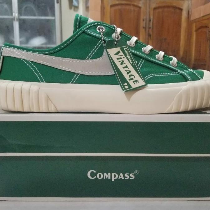 SEPATU COMPASS VINTAGE GREEN LOW 40 FDF321355E