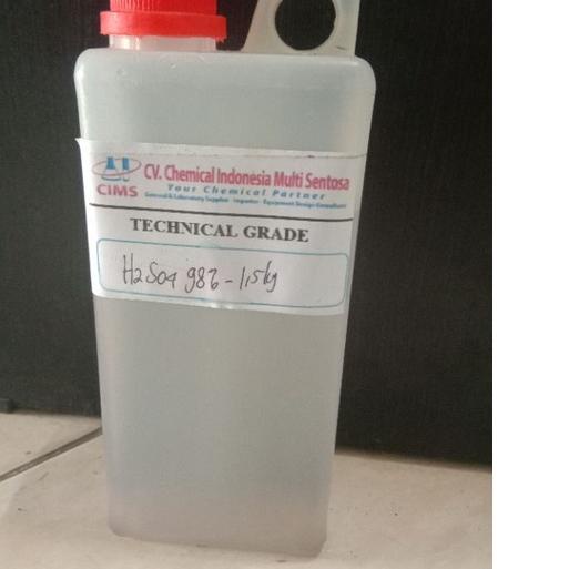✲ PENGIRIMAN JAWA H2SO4 Murni 98% 1.5kg ❇