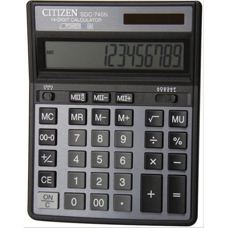 

Calculator Citizen SDC-740N / Kalkulator Citizen SDC 740 N / 14 Digits