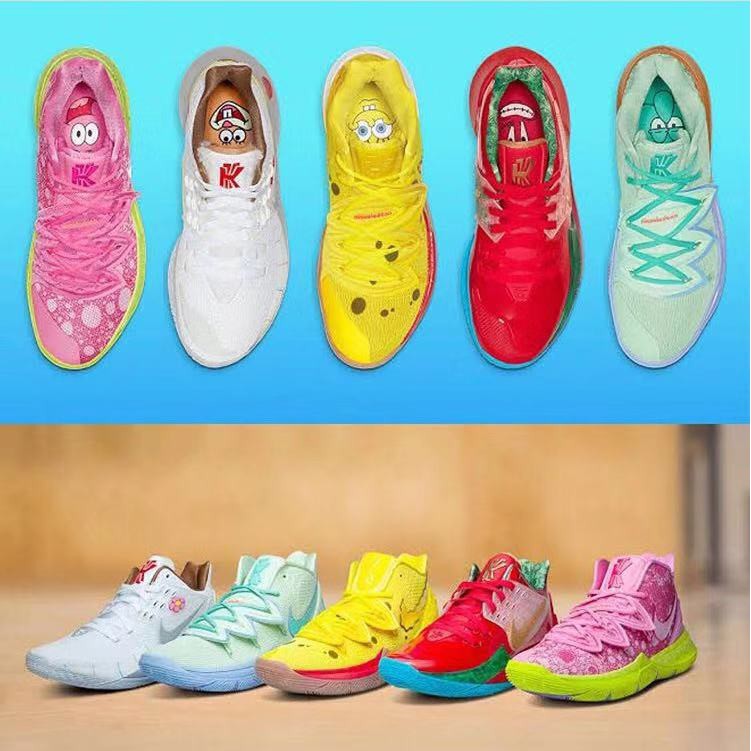 harga sepatu kyrie spongebob