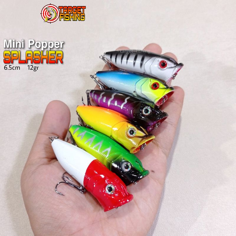 Popper Mini 6,5cm 12gram - Umpan Casting Top Water