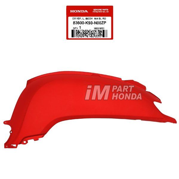 Cover Body Kiri Scoopy eSP LED K93 Merah DOF 83600-K93-N00ZP