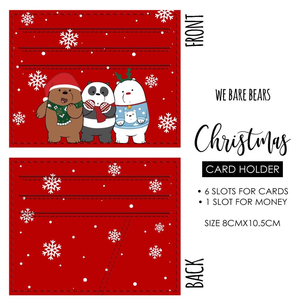 Cardholder Christmas Dompet Kartu Kado Natal