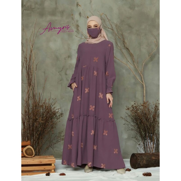 ALENA DRESS BY AMYRIS DAILY GAMIS PREMIUM CANTIK TERBARU