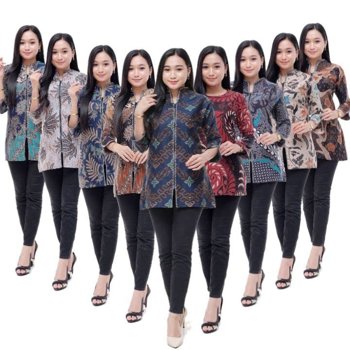 Rama Shinta Couple - Melani Set Couple Lilit Rovella Batik Couple Modern