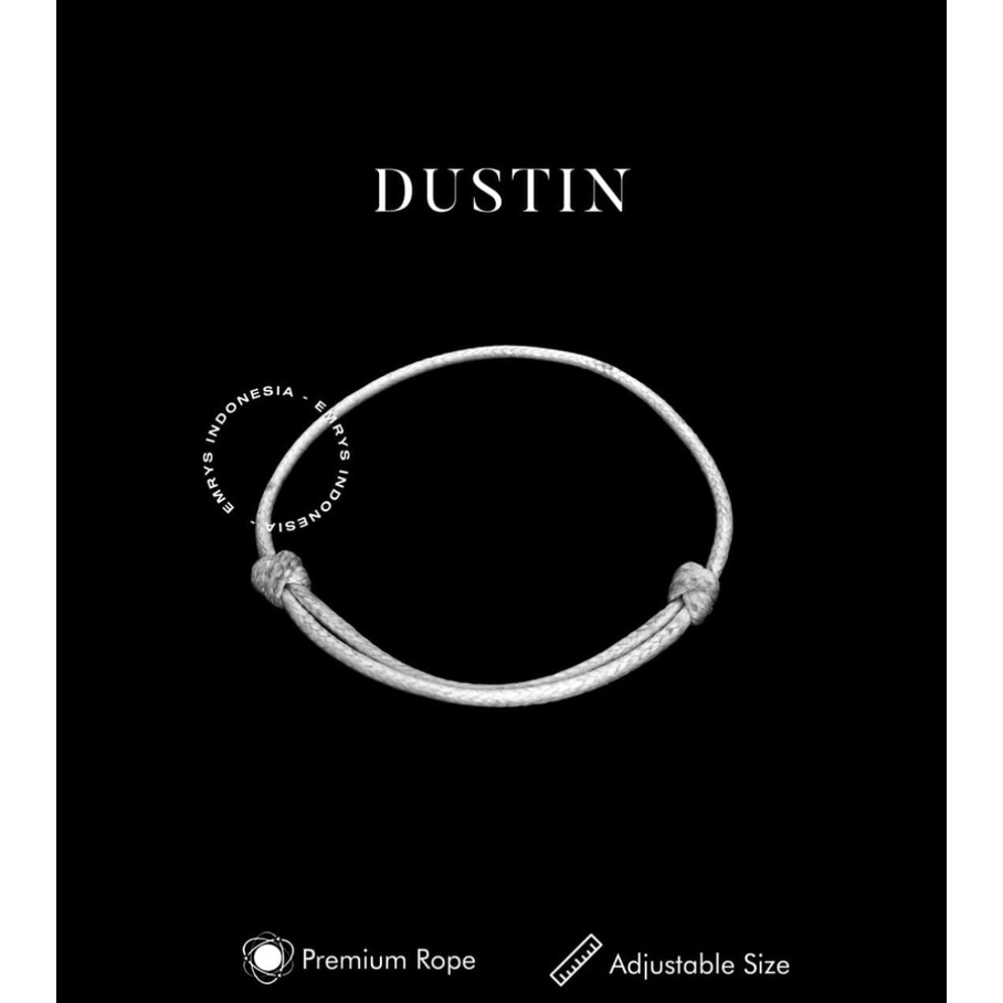 BELI 2 GRATIS 1 Emrys DUSTIN WHITE Simple Bracelet Gelang Couple pria wanita termurah