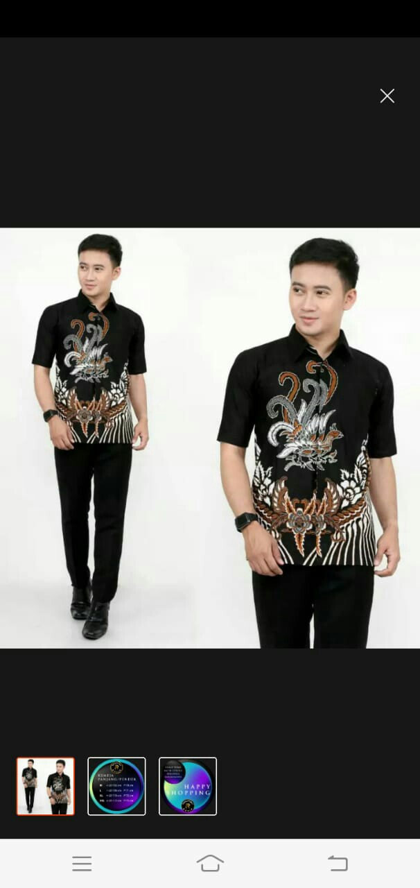 Maura Couple Sania Ruffle Batik Couple Ori Ndoro Jowi Garansi Termurah Shopee Kebaya Modern Seno 215