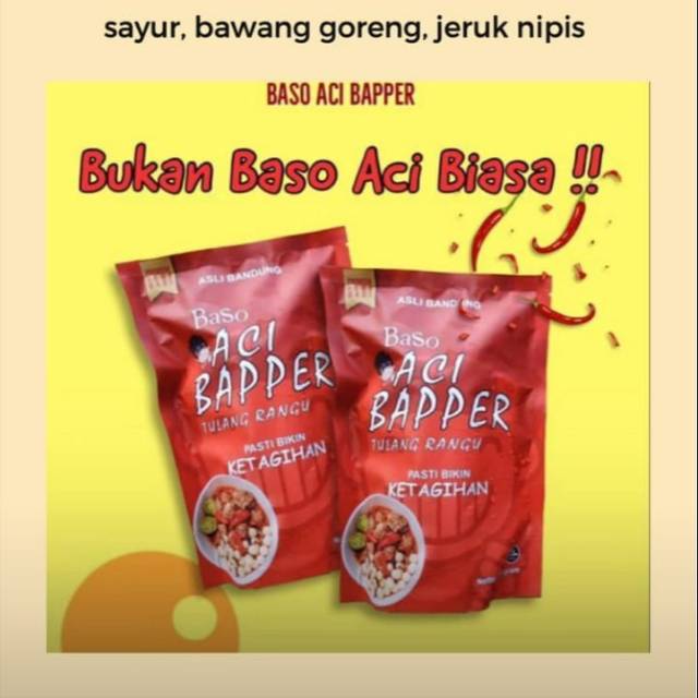 

Baso Aci Bapper Varian Original