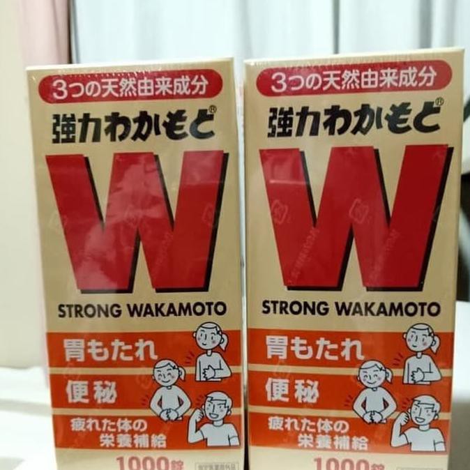 Strong Wakamoto 1000tablet - Obat sakit maag/lambung - original japan