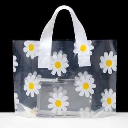 

Kantong Plastik Transparan Flower Daisy GD Packaging dus opp Hadiah