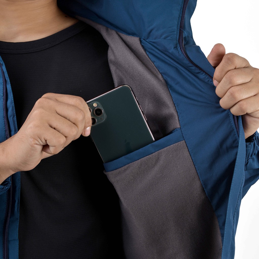 Freestyle Jaket Gunung Pria Waterproof Anti Air Taslan Jaket Outdoor Hiking Windproof-3