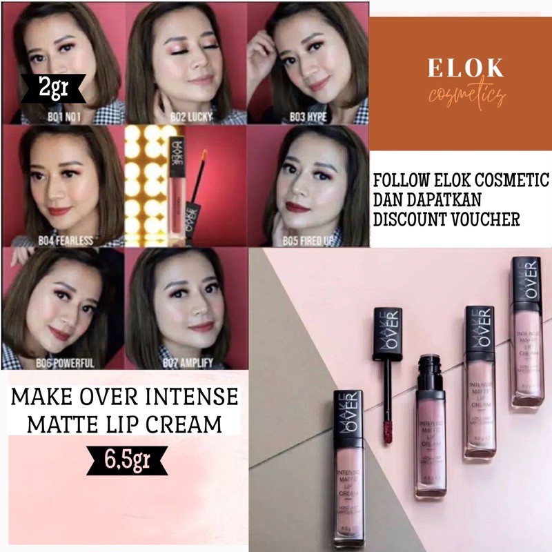 ELOK - MAKE OVER INTENSE MATTE LIP CREAM 6,5gr