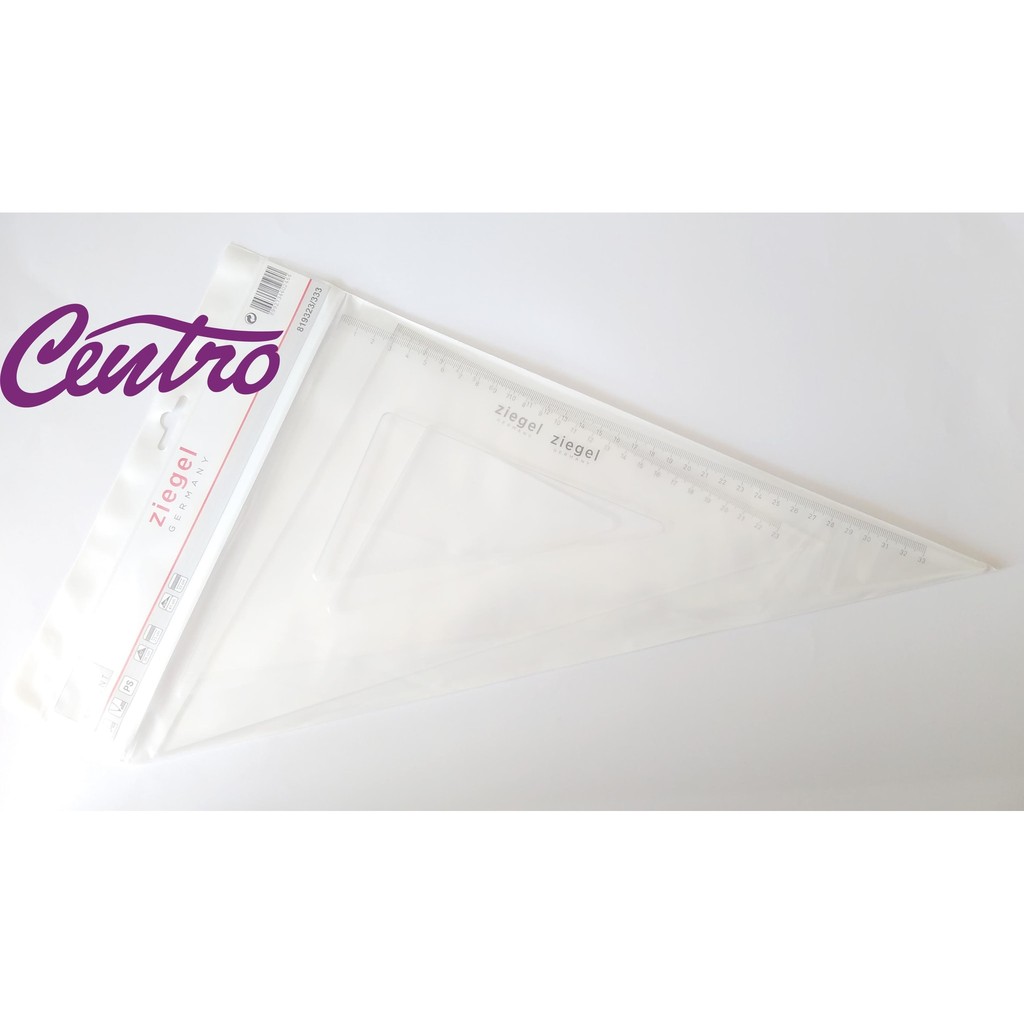 

ROTRING ZIEGEL RULER / SEGITIGA BESAR NO 12 SET 23CM/33CM