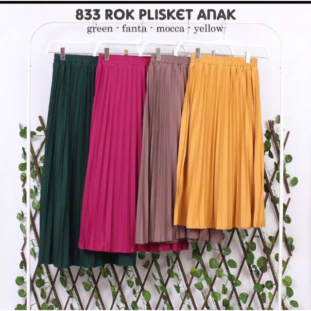 ROK PLISKET ANAK PREMIUM REMPEL BESAR