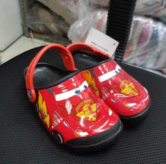 Sandal anak / Crocs anak cars lampu / Crocs anak Led