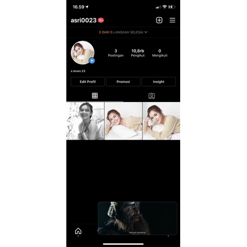 Akun instagram 10k followers siap pakai