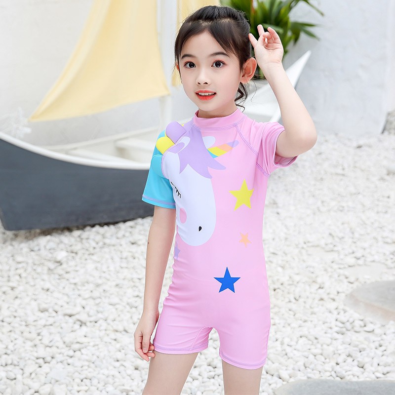 Baju Renang Anak Perempuan SwimSuit Unicorn