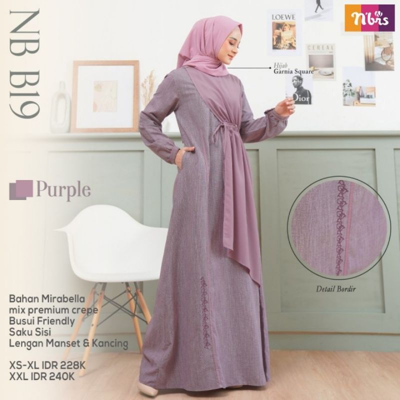 GAMIS NIBRAS NB B47 • NB B17 • NIBRAS • SYARI