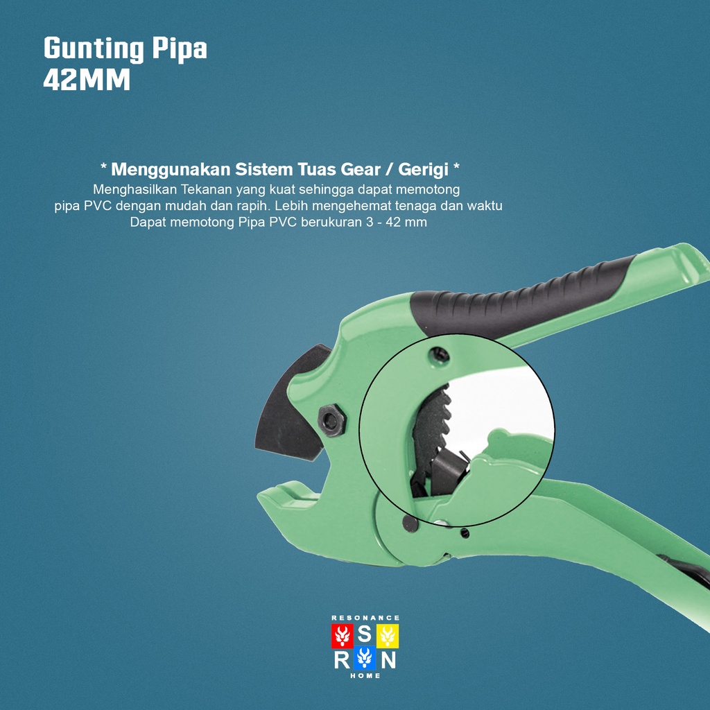 Gunting Pipa Ukuran 42MM / Pipe Cutter Resonance Home