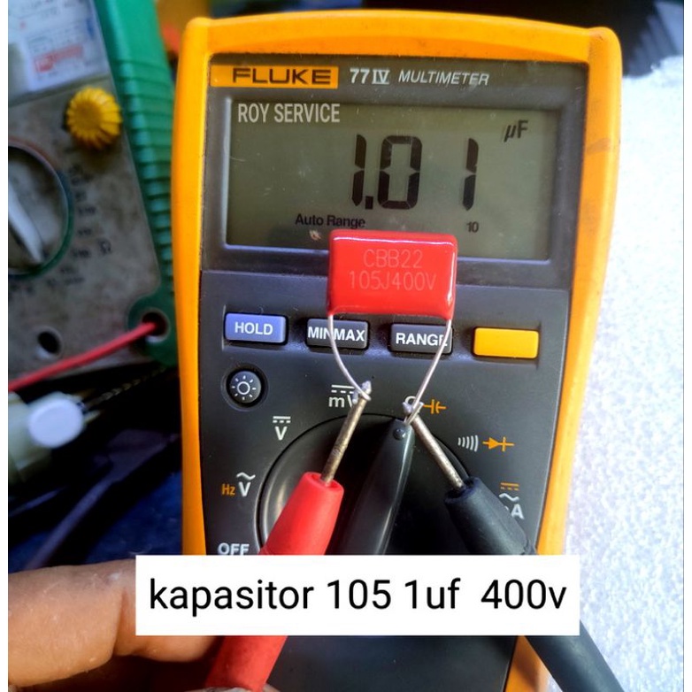 kapasitor 105 400V 1uF / Kapasitor 1nF 400V 105