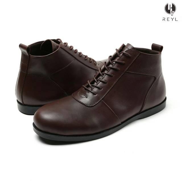 MAINTS - REYLMAN | Sepatu Boots Kulit Asli Pria Series Klasik Kasual Santai Kerja Bikers Touring