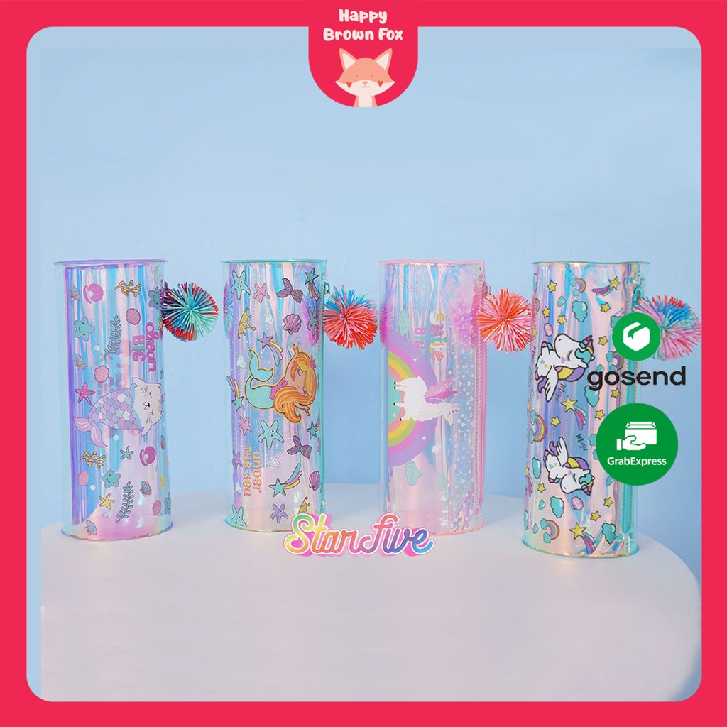 

TEMPAT PENSIL HOLOGRAM STARFIVE UNICORN MERMAID