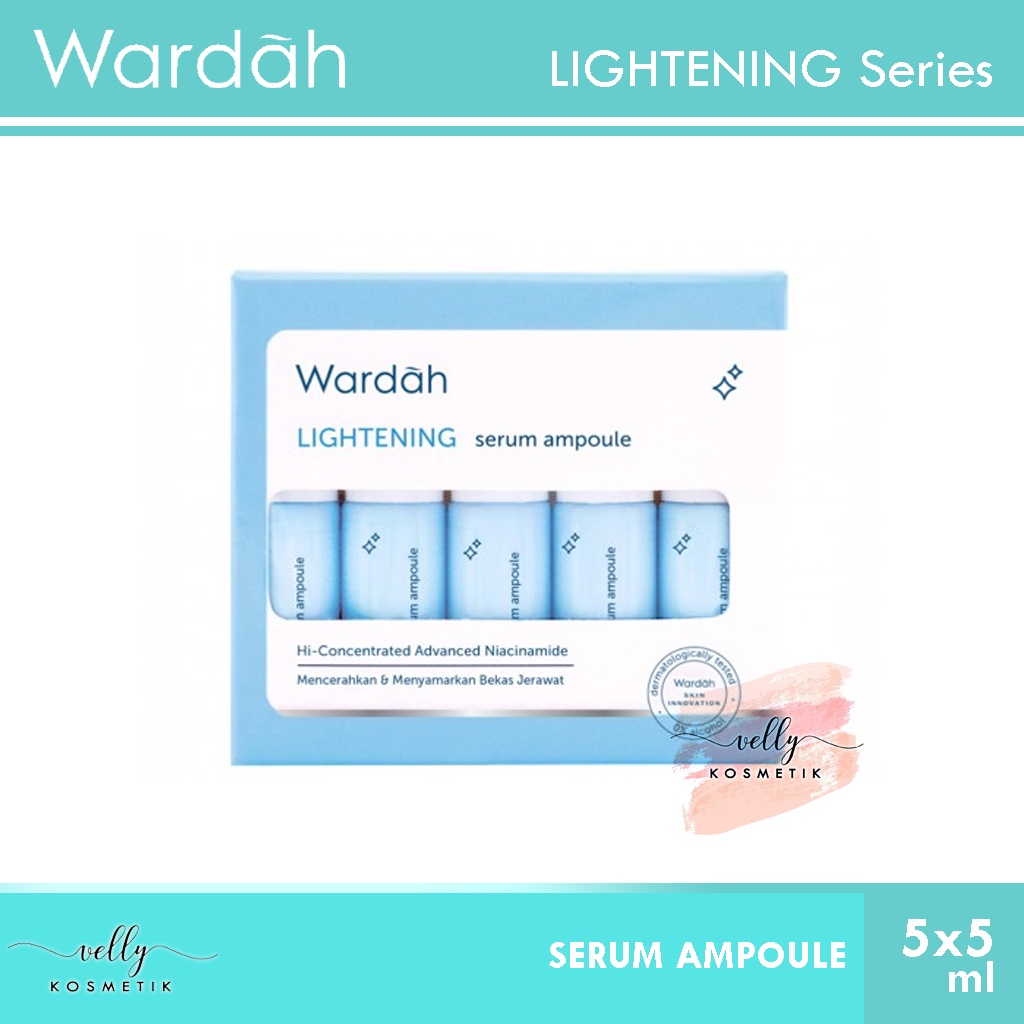 Wardah Lightening Facial Serum Ampoule 5x5ml