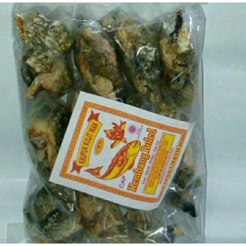 

krupuk kulit ikan cap kembang boled