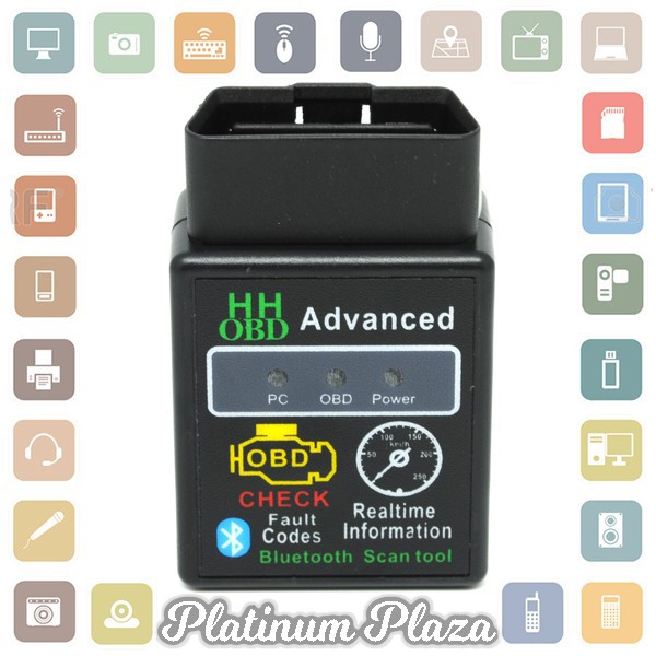 Bluetooth Car Diagnostic OBD2 V2.1 - ELM327 - Black`6DWZLZ-