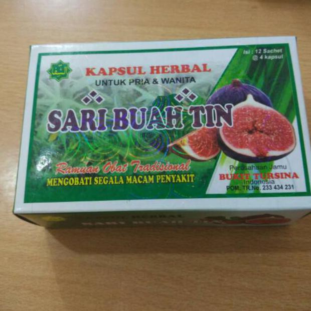 

Kapsul Sari Buah Tin Isi 12 Sachet