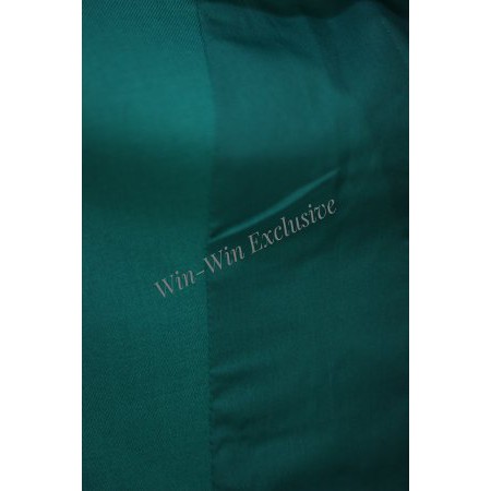 Setelan Seragam Baju Blazer Kerja Kantor Wanita Hijau Toska Rok atau Celana