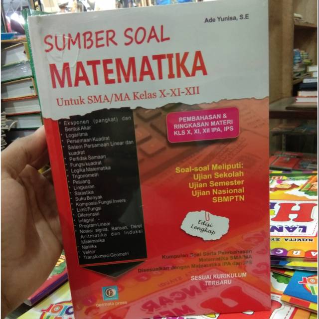 Buku Sumber Soal Matematika Sma Ma Kelas X Xi Xii Shopee Indonesia