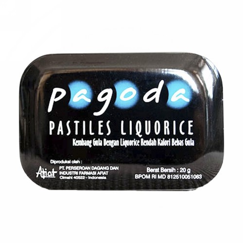 

PAGODA PASTILES LIQUORICE