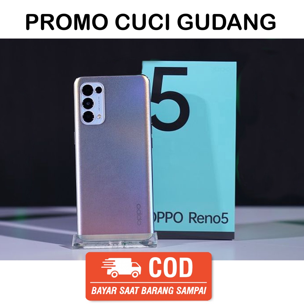 Jual PROMO CUCI GUDANG 2022 !! OPPO RENO 5 HP 6GB/128GB COD Terbaru hp