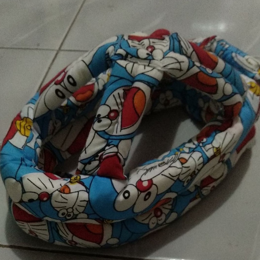 Topi Anti Benturan Topi Bayi Topi Anak Topi Balita Helm Anak Baby Head Protector Safety Helmet-Doraemon New